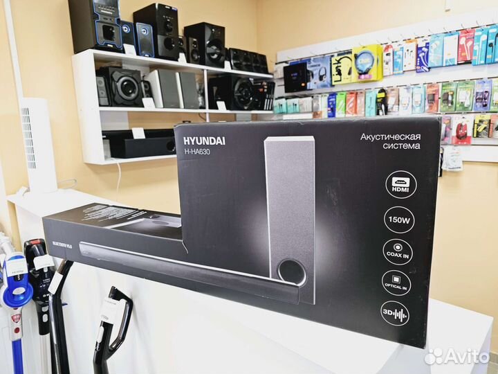 Новый саундбар 2.1 Hyundai 150Вт (Чап50)