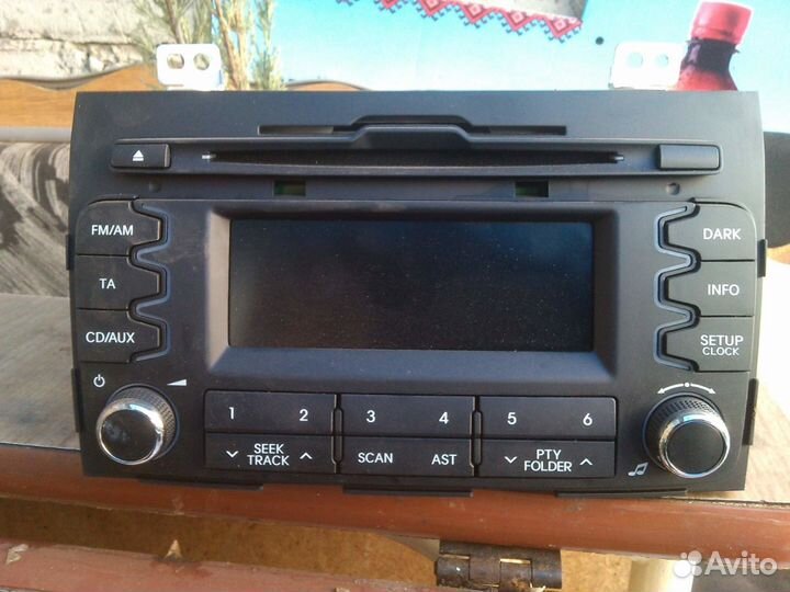 Штатная автомагнитола от кия