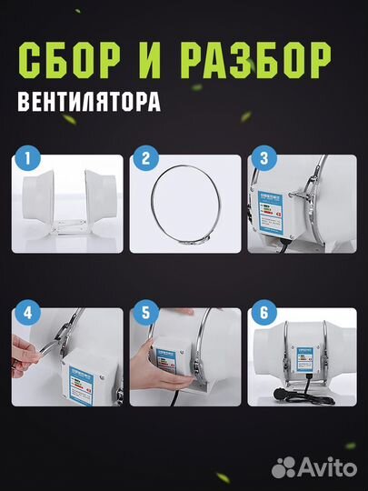 Канальный вентилятор 100 мм