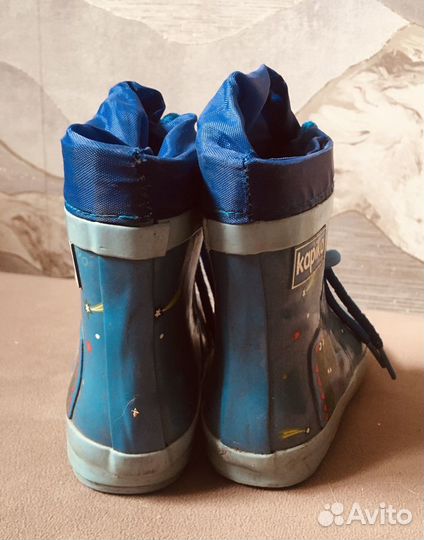 Детские резиновые сапоги 25 размер Kapika