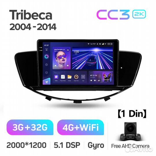 Магнитола Teyes CC3 2K 3/32 Subaru Tribeca