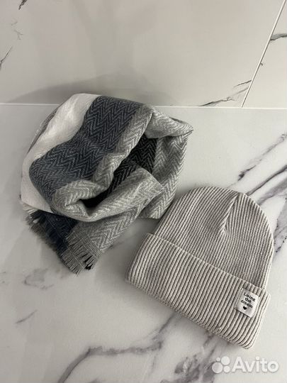 Шапка шарф снуд комплект