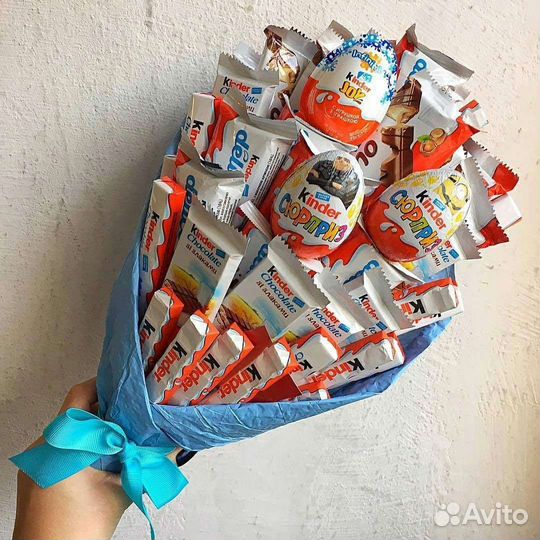 Вкусные сладкие детские букеты