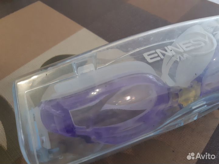 Очки для плавания с диоптриями -3.5 в футляре