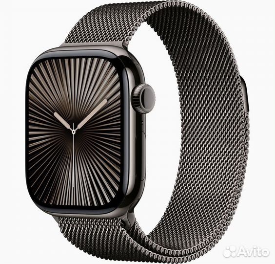 Apple Watch S10 46mm Slate Titanium Milanese Loop