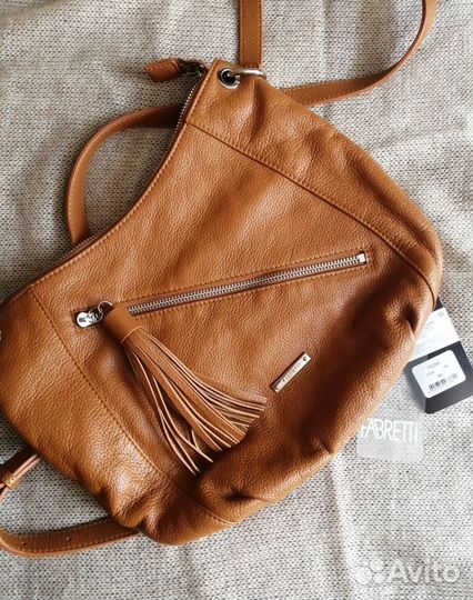Сумка жен.,нат. кожа, ф. Fabretti, новая