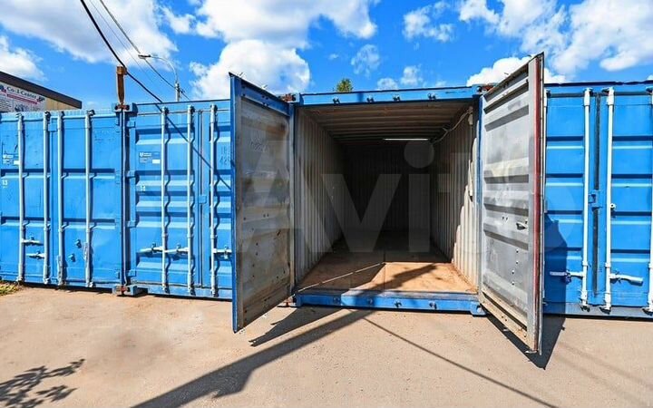 Склад, морской контейнер 15м²