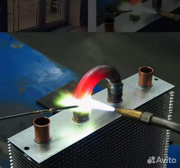 Ремонт газовых колонок. Пайка, промывка теплообмен