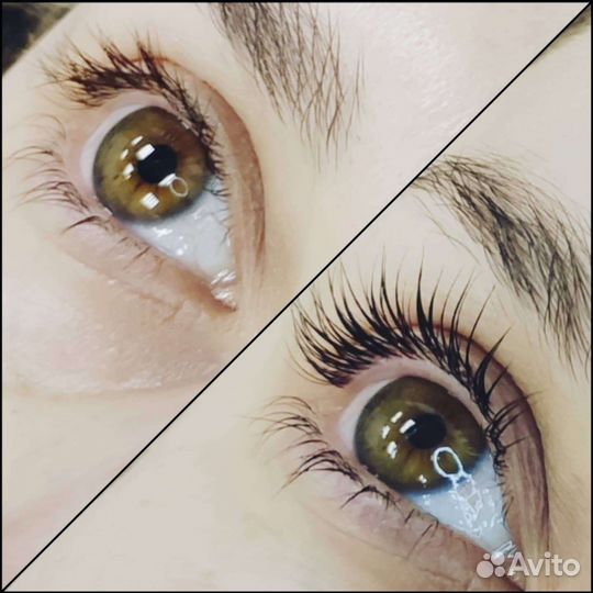 Ламинирование верхних/нижних ресниц и бровей