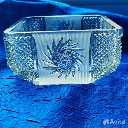 Хрусталь, салатник, ваза, конфетница. Винтаж