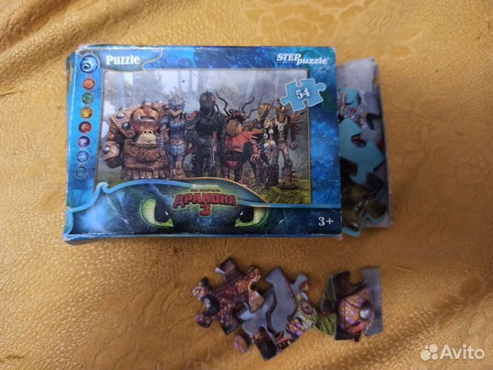 Пазлы 3-6 лет для мальчиков