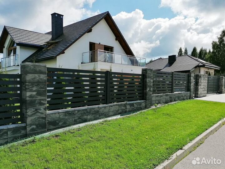 Блок заборный