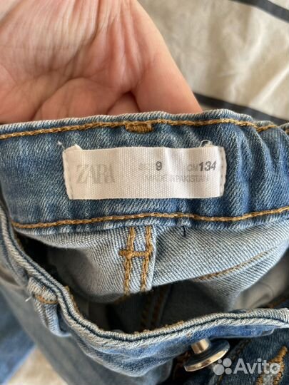 Джинсы zara на девочку 134