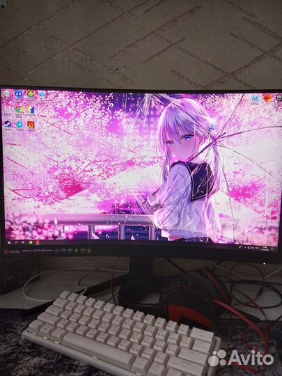 Монитор изогнутый 144 гц MSI 24 дюйма