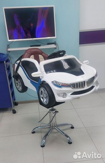 Детское парикмахерское кресло-машинка