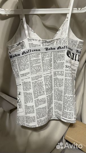 Майка John galliano gazette