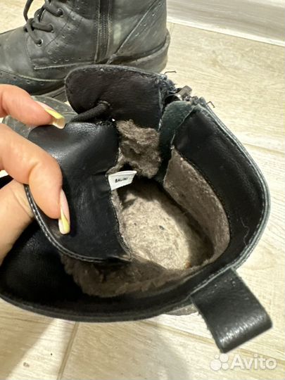 Ботинки женские зимние 38 размера кожаные