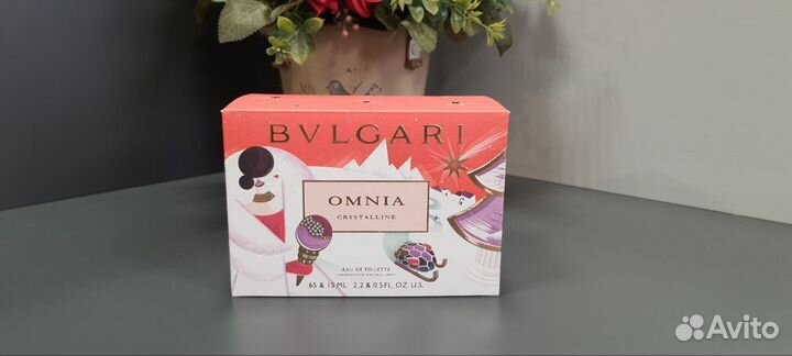 Bvlgari omnia crystalline, набор 65+15ml