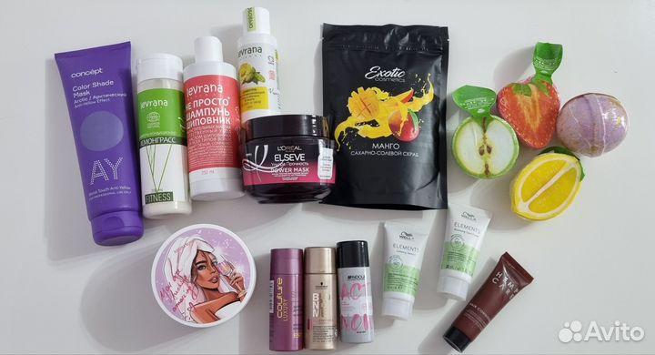 Шампунь и кондиционер, гель для душа