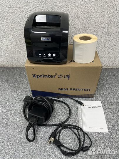 Термопринтер для маркетрлейсов Xprinter XP-365B