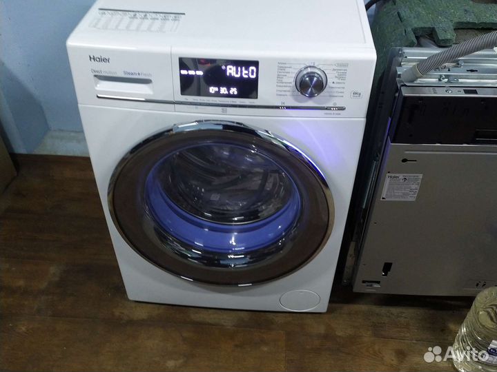 Новая стиральная машина с сушкой Haier hwd80b14686