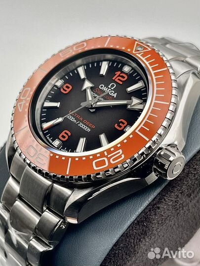 Часы omega seamaster 6000m ultra deep orange