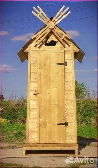 Уличный туалет домик с установкой QDK