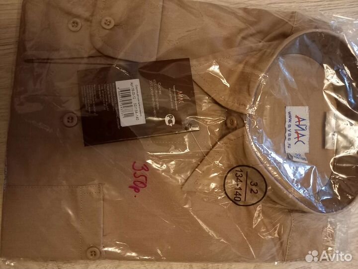 Рубашка для мальчика 32 р, 134-140