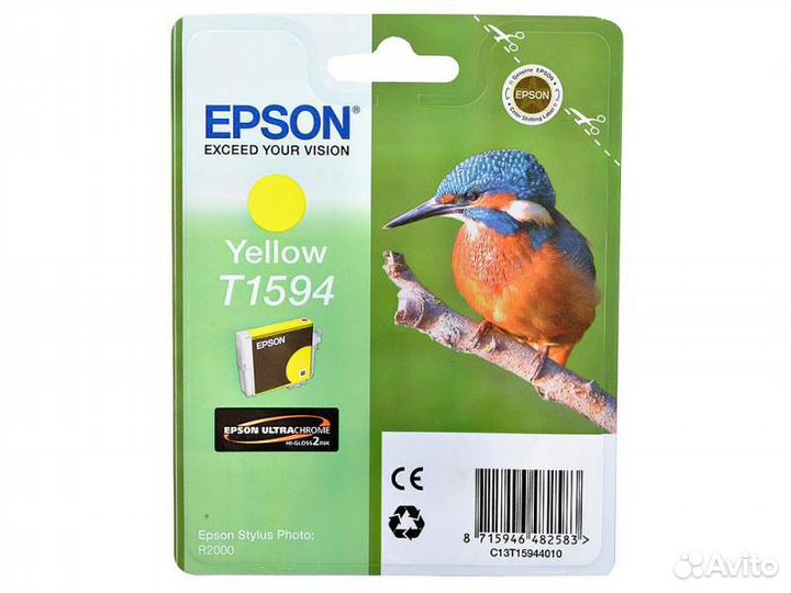 Картридж Epson C13T15944010 для SP R2000 Yellow о