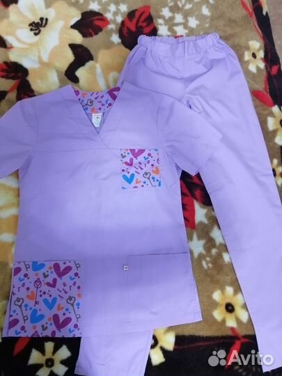 Хирургический костюм женский 44