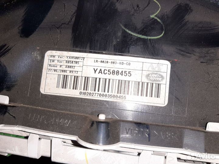 Панель приборов Land Rover Range Rover Sport YAC50