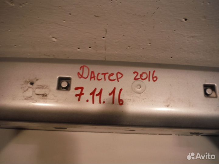 Накладка переднего бампера renault Duster 2016