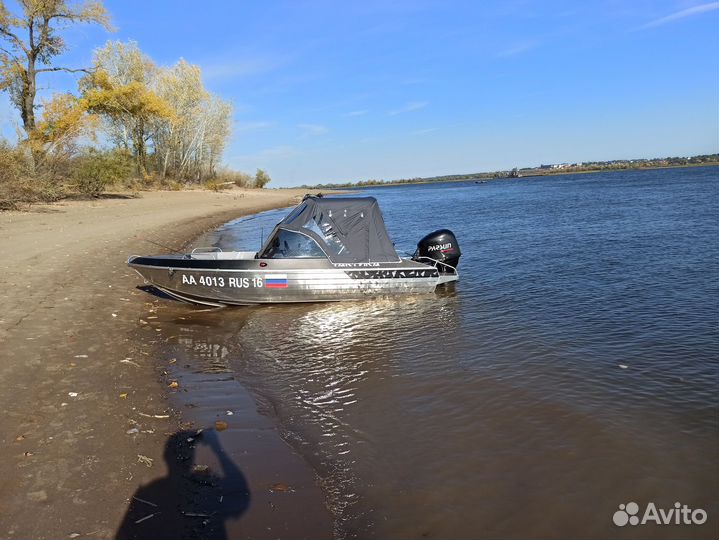 Продам лодку Тактика460DC+Parsun60+Трейлер