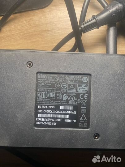 Dell WD19TB док станция