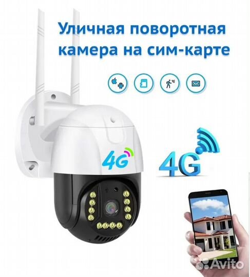 Камера видеонаблюдения 4g с симкартой