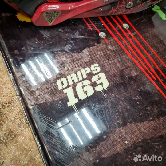 Сноуборд 163, ботинки 44, крепления