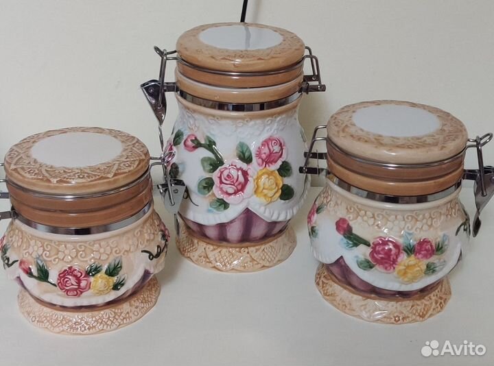 Банка для сыпучих керамика