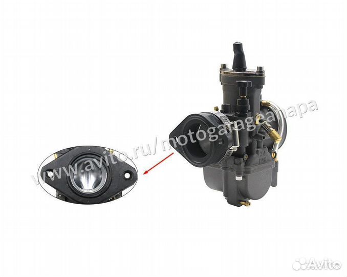 Впускной коллектор на питбайк d-21/30mm