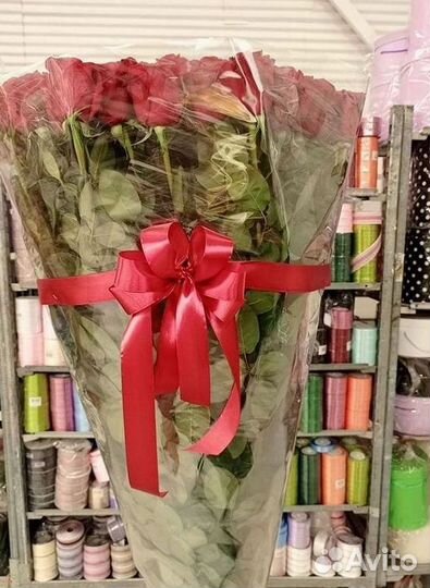 Метровые розы, букеты, цветы, Розы Доставка