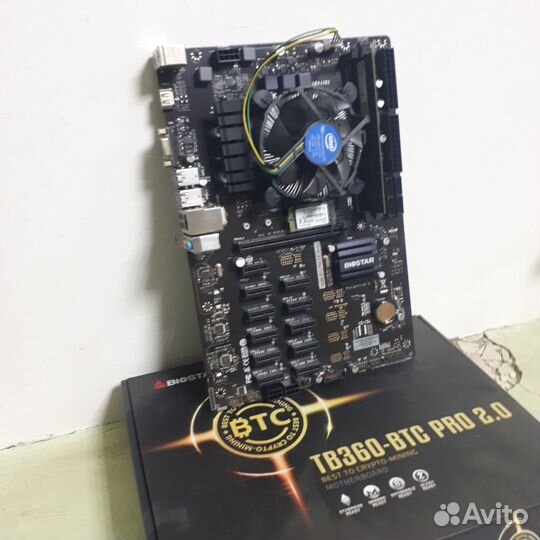 Biostar TB360-BTC Pro + i3-8100 + 4Gb