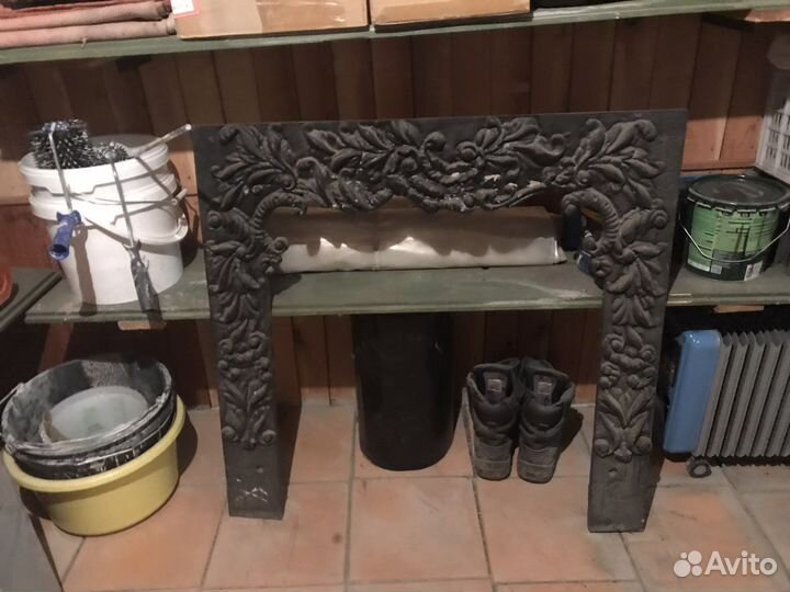 Портал для камина чугунный