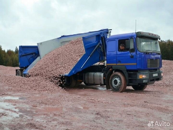 Щебень \ Песок \ Отсев гравийный крупный от трех к