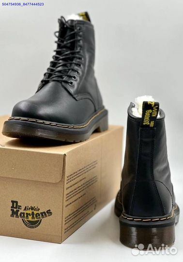 Ботинки Dr. Martens с мехом (Арт.57685)