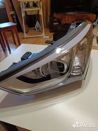 Фары на Хундай Санта-фе 3 2012-2017 новые