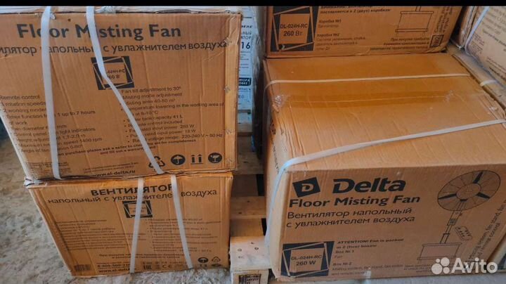 Вентилятор с увлажнителем воздуха