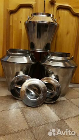 Ведра из нержавейки