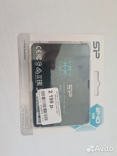 Ssd SATA Patriot и Silicon Power Slim S55