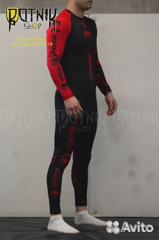 Комплект: рашгард + компрессионные штаны venum