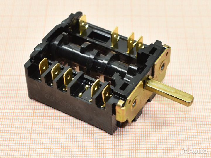 Переключатель режимов конфорки ПМ-16-5-19