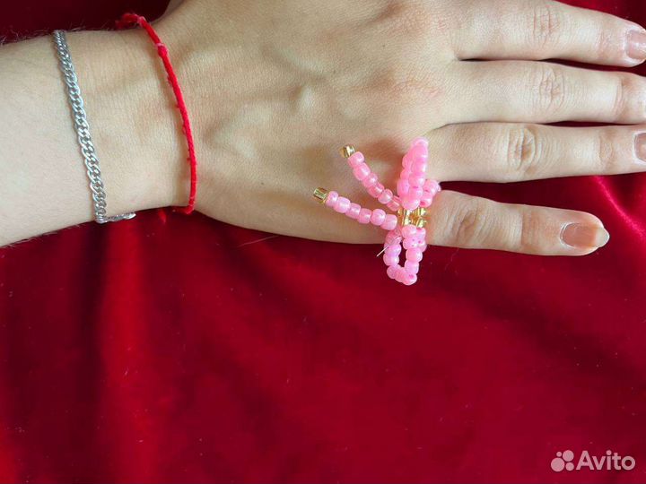 Колечки из бисера